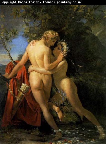 Francois Joseph Navez The Nymph Salmacis and Hermaphroditus